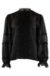 Continue - Bluse - Ninna Lace Blouse - Black
