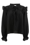 Continue - Bluse - Nora Blouse - Black