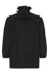 Continue - Bluse - Pernille 3/4 Sleeve - Black