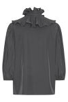 Continue - Bluse - Pernille 3/4 Sleeve - Dark Grey