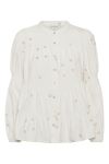 Continue - Bluse - Sanna Embroderi - White