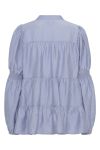 Continue - Bluse - Sanna Solid - Blue
