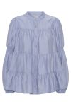 Continue - Bluse - Sanna Solid - Blue