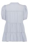 Continue - Bluse - Sanna Stripe SS - Light Blue