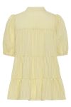 Continue - Bluse - Sanna Stripe SS - Light Yellow