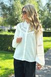 Continue - Bluse - Sienna Emb - White
