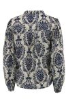 Continue - Bluse - Silke - Blue Flower