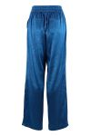 Continue - Bukser - Lea Zebra Pants - Electric Blue