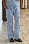 Continue - Bukser - Lis Pants Mix Stripe - Blue Stripe