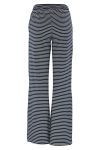 Continue - Bukser - Roberta Jersey Stripe - Blue/white