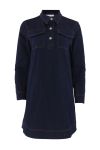 Continue - Kjole - Katja Denim Dress - Denim blue