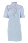 Continue - Kjole - Arianna SS Dress - Blue Stripe