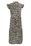 Continue - kjole - Bea Long Dress - Leo Print