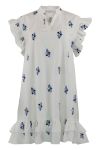 Continue - Kjole - Lee Embrodery SS - White With Embro