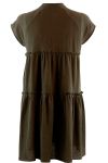 Continue - Kjole - Jytte Solid Dress - Army