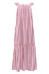 Continue - Kjole - Lulu Stripe Dress - Stribe Pink