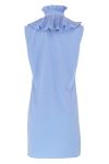 Continue - Kjole - Pernille Plisse Dress - Light Blue