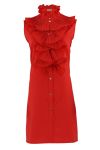 Continue - Kjole - Pernille Plisse Dress - Red