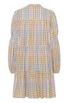 Continue - Kjole - Sanna Multicheck Dress - Multi Yellow Check