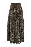 Continue - Nederdel - Majse Leo Skirt - Leo Brown