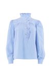 Continue - Bluse - Ariana Stribe - Small Blue Stripe