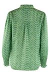 Continue - Skjorte - Asta Green Waves - Green