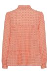 Continue - Skjorte - Melina Orange Check - Orange Small Check