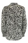 Continue - Skjorte - Asta Grafic Black/White - Black/Offwhite Grafic