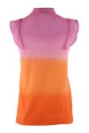 Continue - Top - Joey Dip Dye SS - Orange/Oink Dip