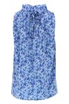 Continue - Top - Liva Flowers - Blue Soft Flowers