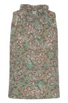 Continue - Top - Liva Paisley - Green Small Paisly