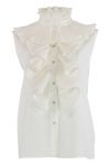 Continue - Bluse - Pernille Plisse - White
