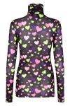 Crás - Bluse - Kobycras Blouse - Multi Logo Hearts