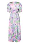 Crás - Kjole - Kaylacras Maxi Dress - Lilac Sprayflower