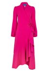 Crás - Kjole - Lotuscras Dress - Fuchsia Pink 
