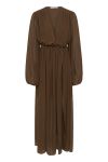 Gestuz - Kjole - GZdarly long dress - Rain Drum (Levering slut april)