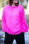 Noella - Strik - Delta Knit Sweater - Bright Pink