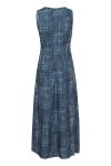 Gestuz - Kjole - GZdemia P Long Dress - Dark Denim Structure