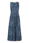 Gestuz - Kjole - GZdemia P Long Dress - Dark Denim Structure