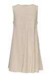 JDY - Kjole - Say S/L Linen Dress - Oatmeal Melange