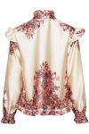 Noella - Bluse - Reno Ruby Ruffle Blouse - Drusella Print