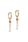 Enamel - Øreringe - Hoops, Liva - Light Coral (Levering midt april)