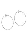 Enamel - Øreringe - Hoops, Organic Arena Large - Silver (Levering midt april)