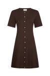 Neo Noir - Kjole - Elise Knit Dress - Brown 