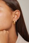 Enamel - Øreringe - Ane Small Hoops - Guld 