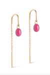 Enamel - Øreringe - Earring Eleanor - Fuchsia Pink