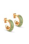 Enamel - Øreringe - Mini Sparkling Luna - Green
