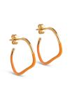 Enamel - Øreringe - Sway Hoops Sway - Orange