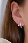 Enamel - Øreringe - Hoops Chunky Classic 10 mm - Silver