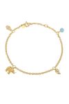 Enamel - Armbånd - Lucky Charms Bracelet - Icy Blue